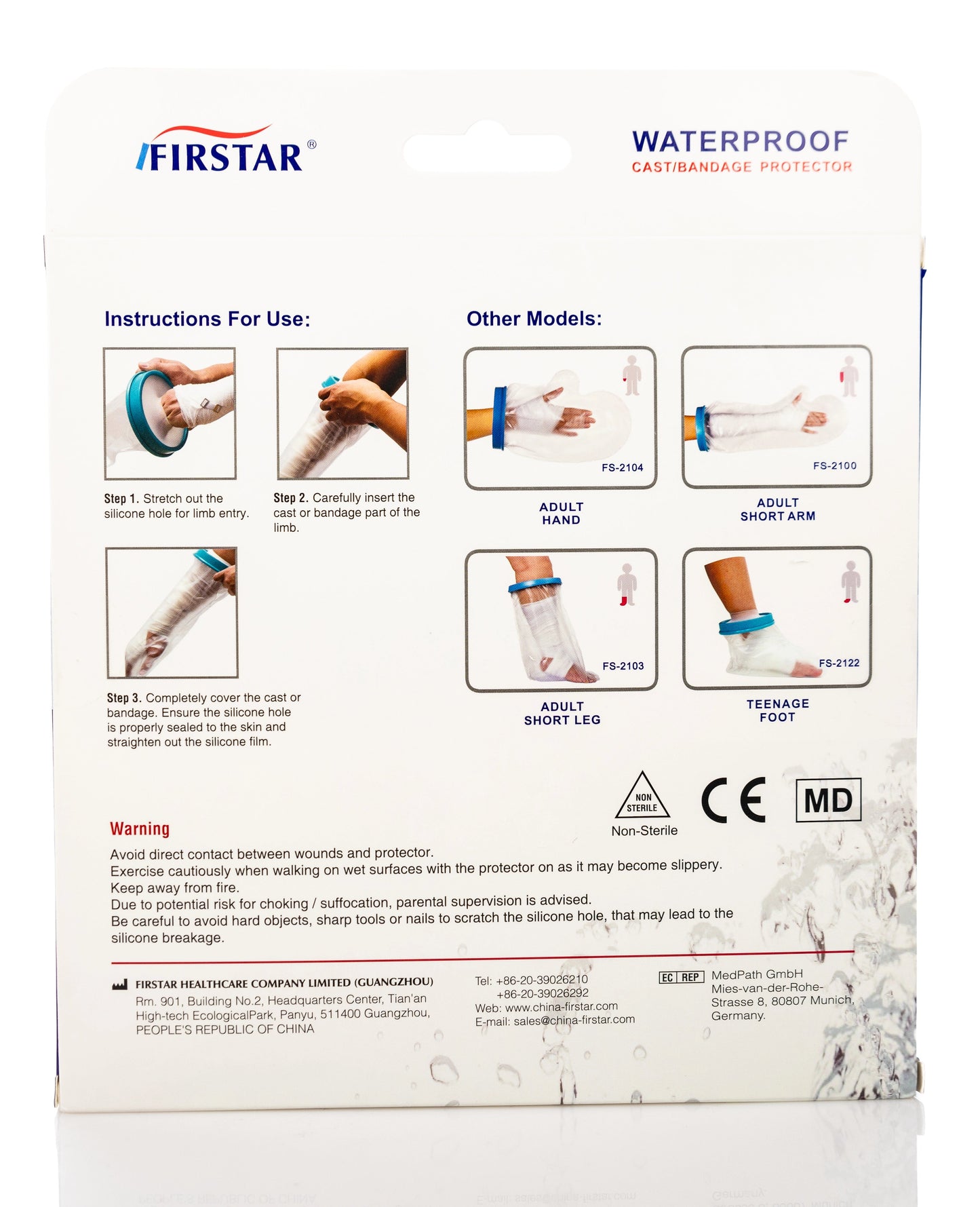 Firstar Cast Protector Adult Long Arm  Fs-2101