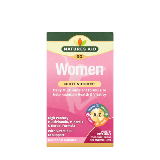 نيتشرز إيد للنساء متعدد الفيتامينات والمعادن 60 كبسولة