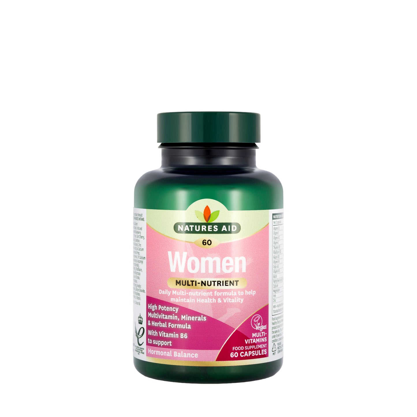 نيتشرز إيد للنساء متعدد الفيتامينات والمعادن 60 كبسولة