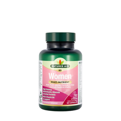 نيتشرز إيد للنساء متعدد الفيتامينات والمعادن 60 كبسولة