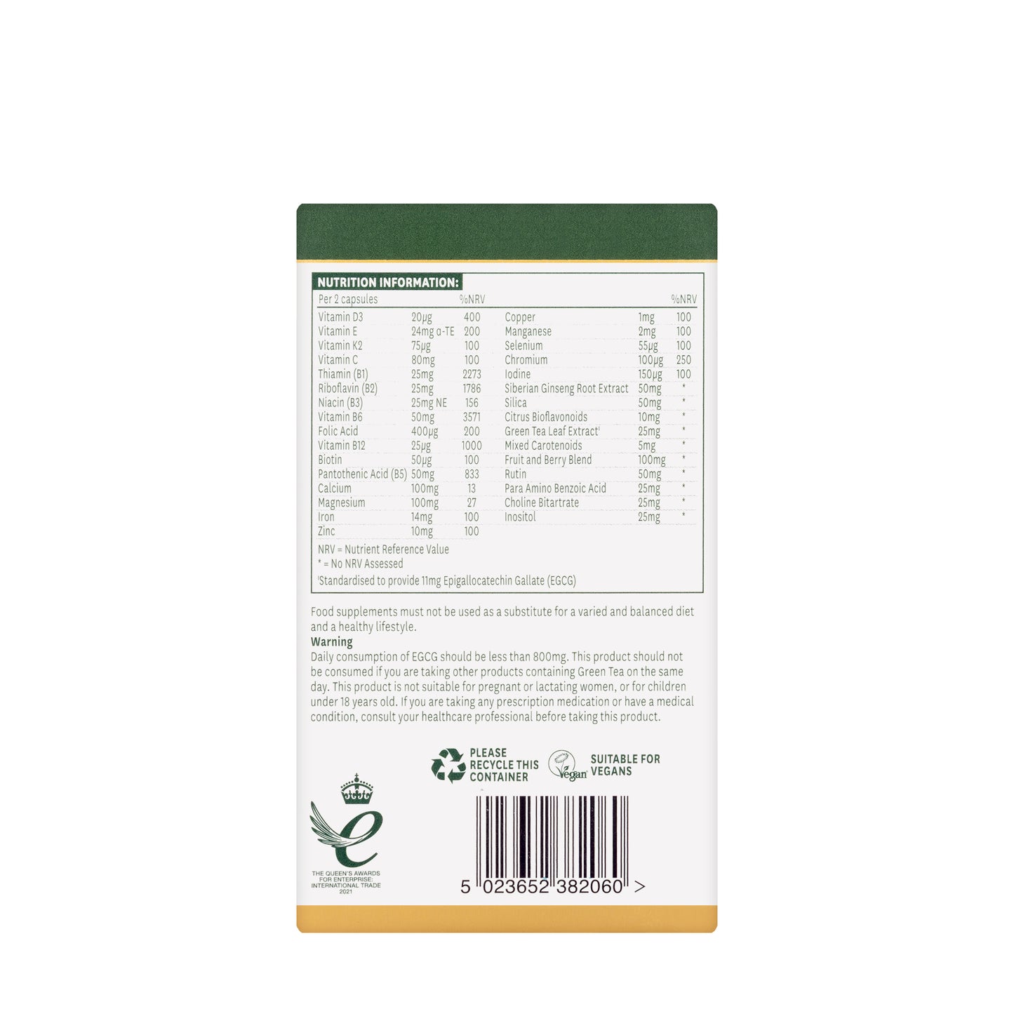 نيتشرز إيد للنساء متعدد الفيتامينات والمعادن 60 كبسولة