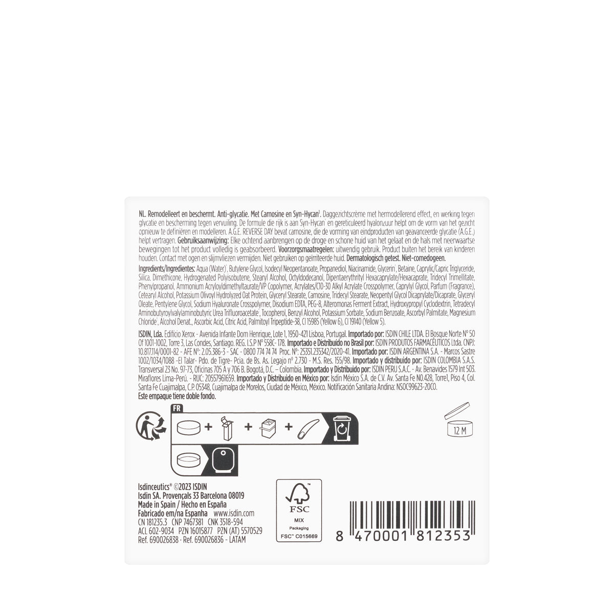 Isdin Ultra  Age Reverse Day Cream 50 Ml