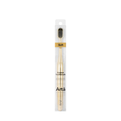 Arta Golden Toothbrush Ultrasoft [Black Bristles]