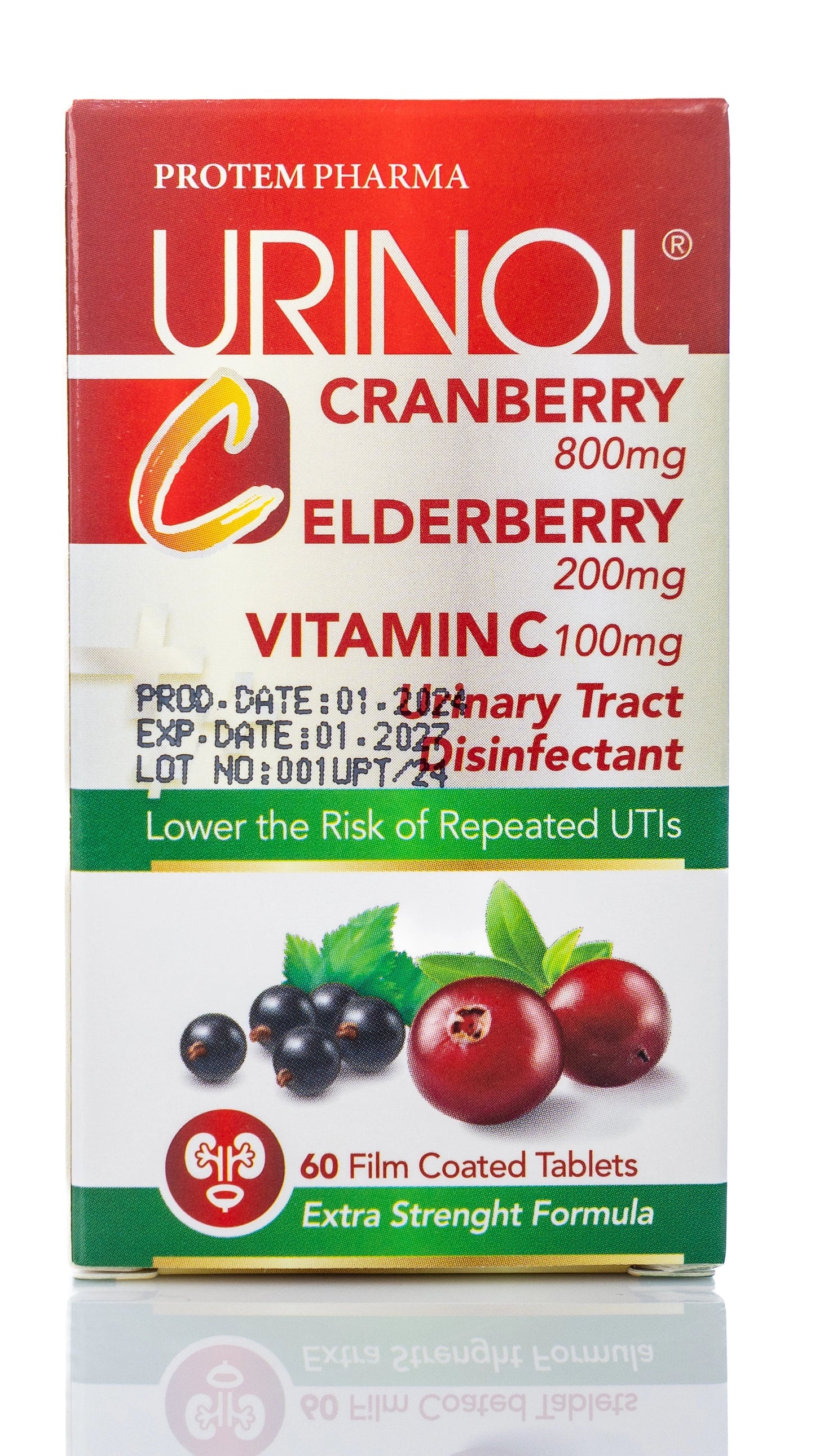 Urinol C 60 Tablets