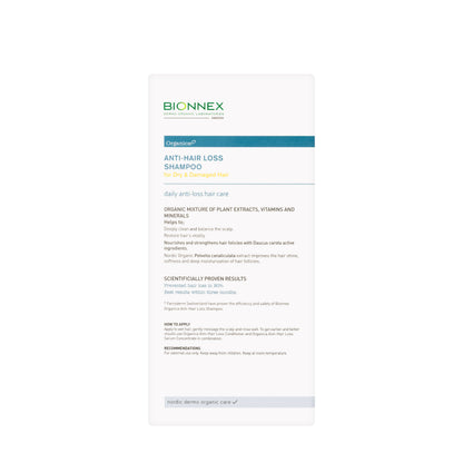 Bionnex Organica Anti-Hair Loss Shampoo for Dry and Damaged Hair 300 Ml