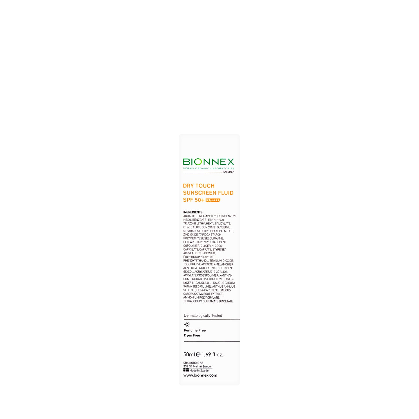 Bionnex Preventiva SPF 50 Dry Touch Sunscreen Fluid 50 Ml