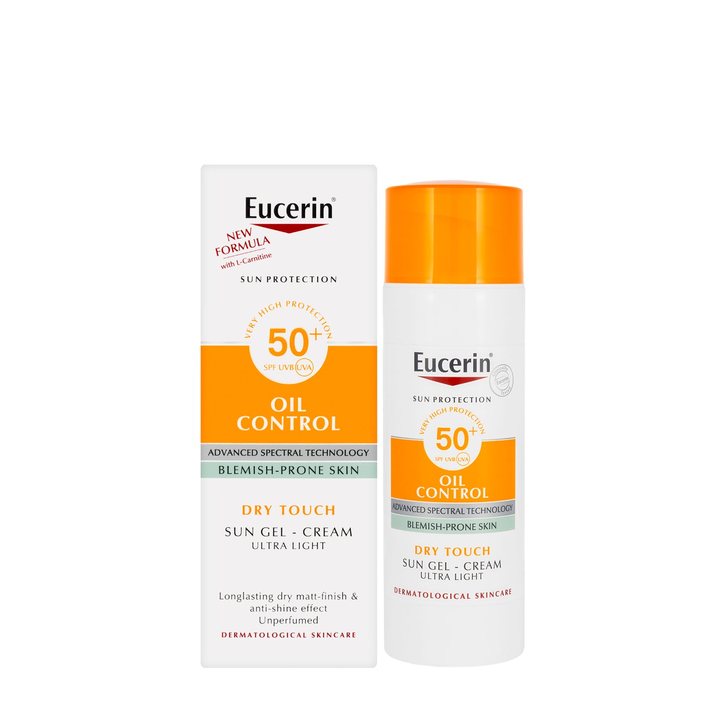 Eucerin Sun Oil Control Dry Touch SPF 50+ Gel-Cream 50 Ml 1+1 Offer Pack