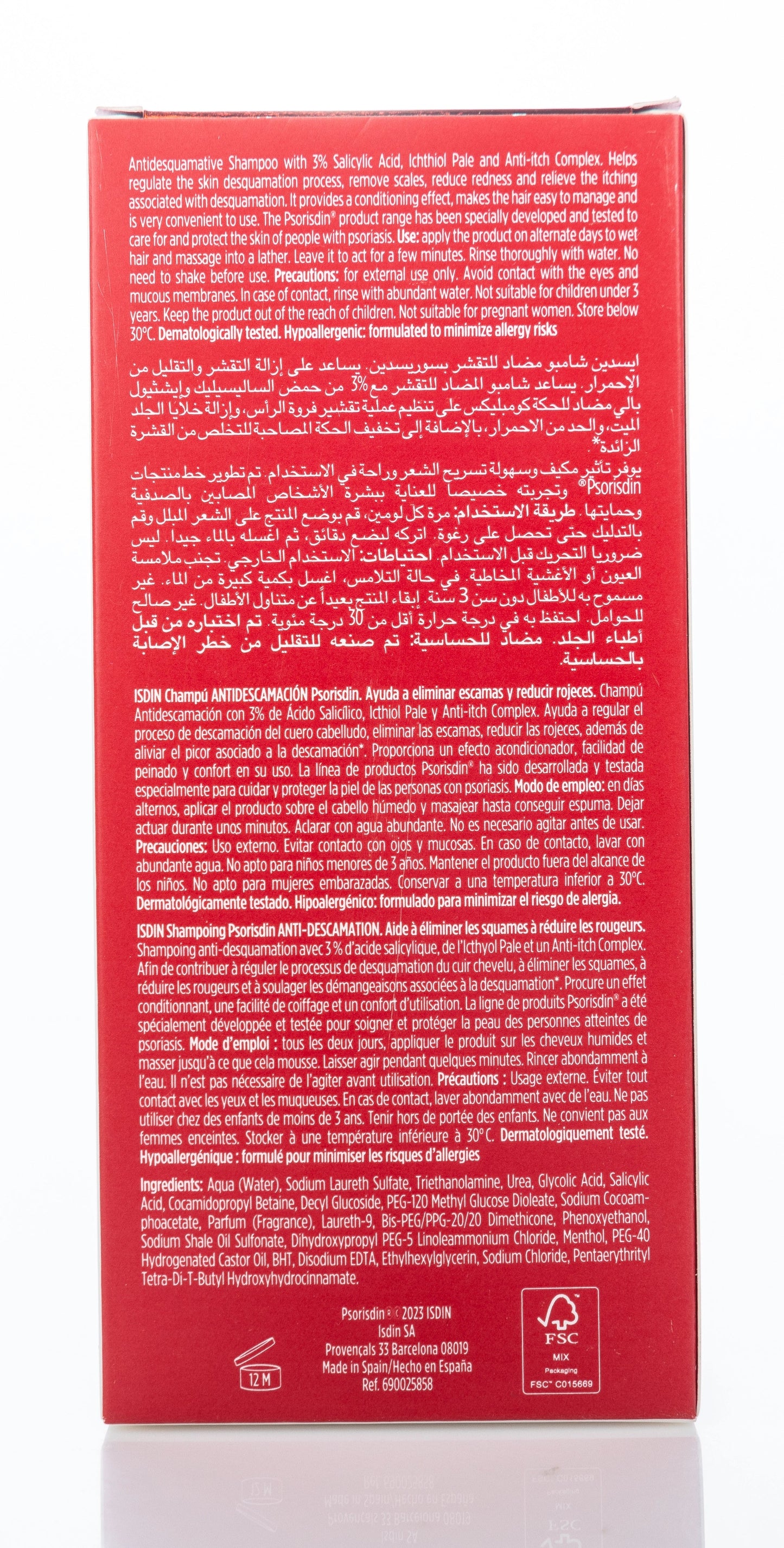 Isdin Psorisdin Anti Desquamative shampoo 200 Ml