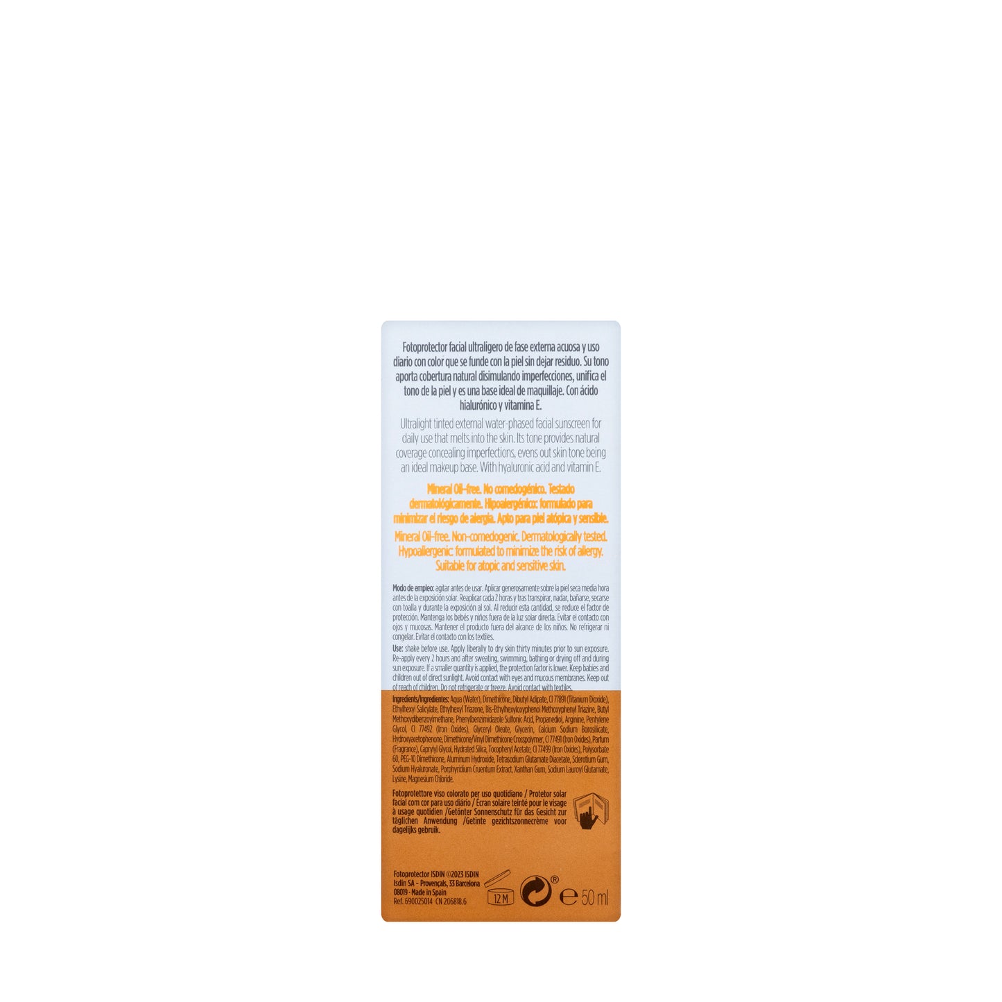 Isdin Foto Spf 50 Fusion Water Color [Bronze] 50 Ml