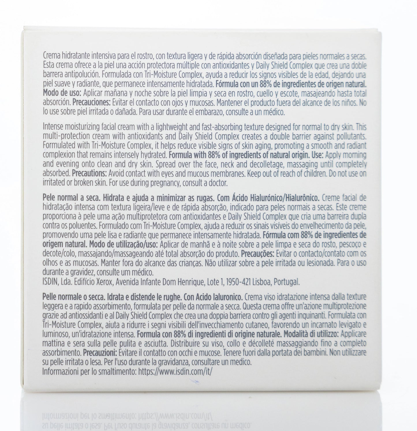 Isdin Hyaluronic Moisturizing Cream 50 Gm