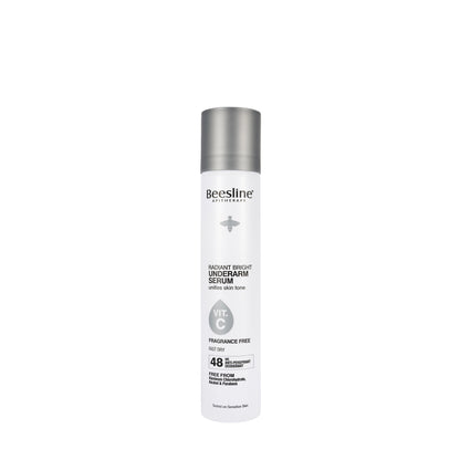 Beesline 48 Hours Radiant Bright Underarm Deo Serum With Vit C Fragrance Free Spray 150 Ml