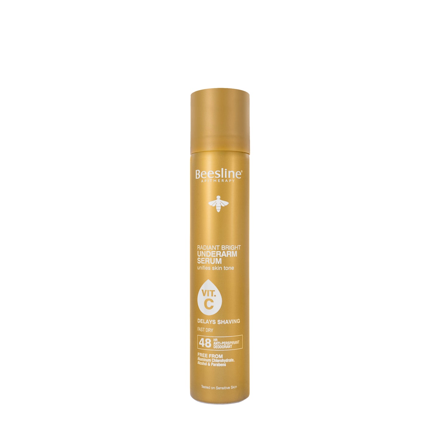 Beesline 48 Hours Radiant Bright Underarm Deo Serum With Vit C Delays Shaving Spray 150 Ml