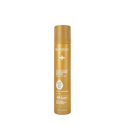 Beesline 48 Hours Radiant Bright Underarm Deo Serum With Vit C Delays Shaving Spray 150 Ml