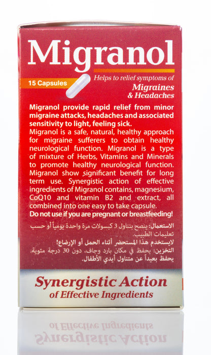Migranol 15 Capsules
