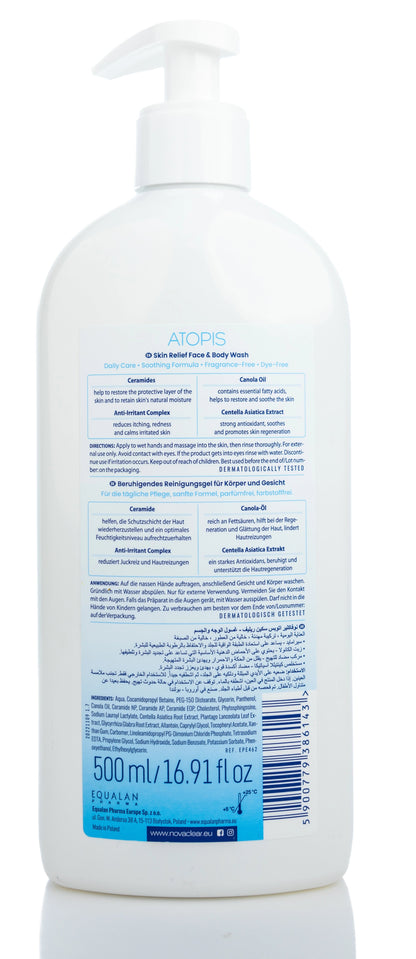 Novaclear Atopis Face And Body Wash 500 Ml