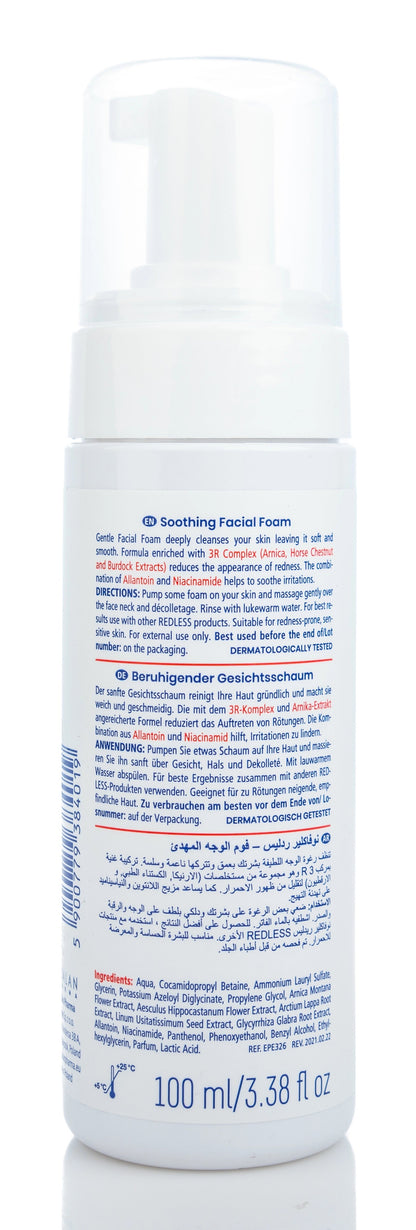 Novaclear Redless Soothing Facial Foam 100 Ml