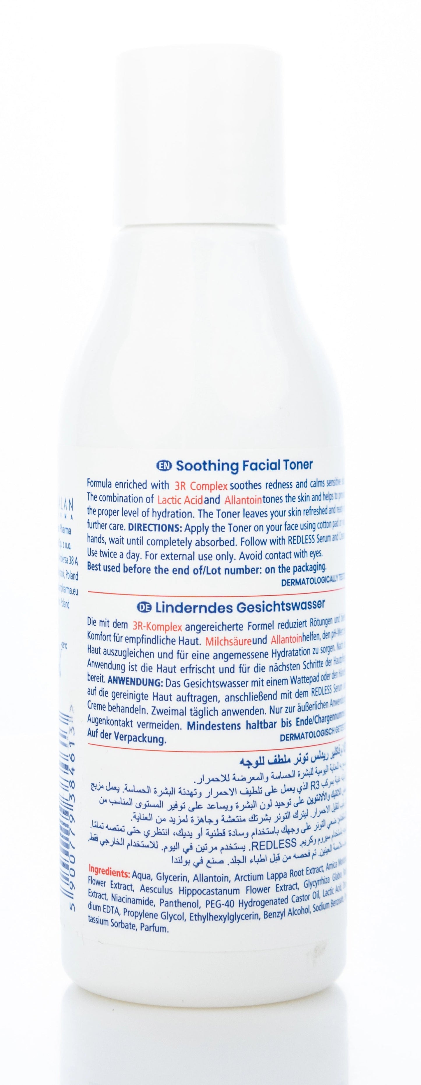 Novaclear Redless Soothing Facial Toner 100 Ml