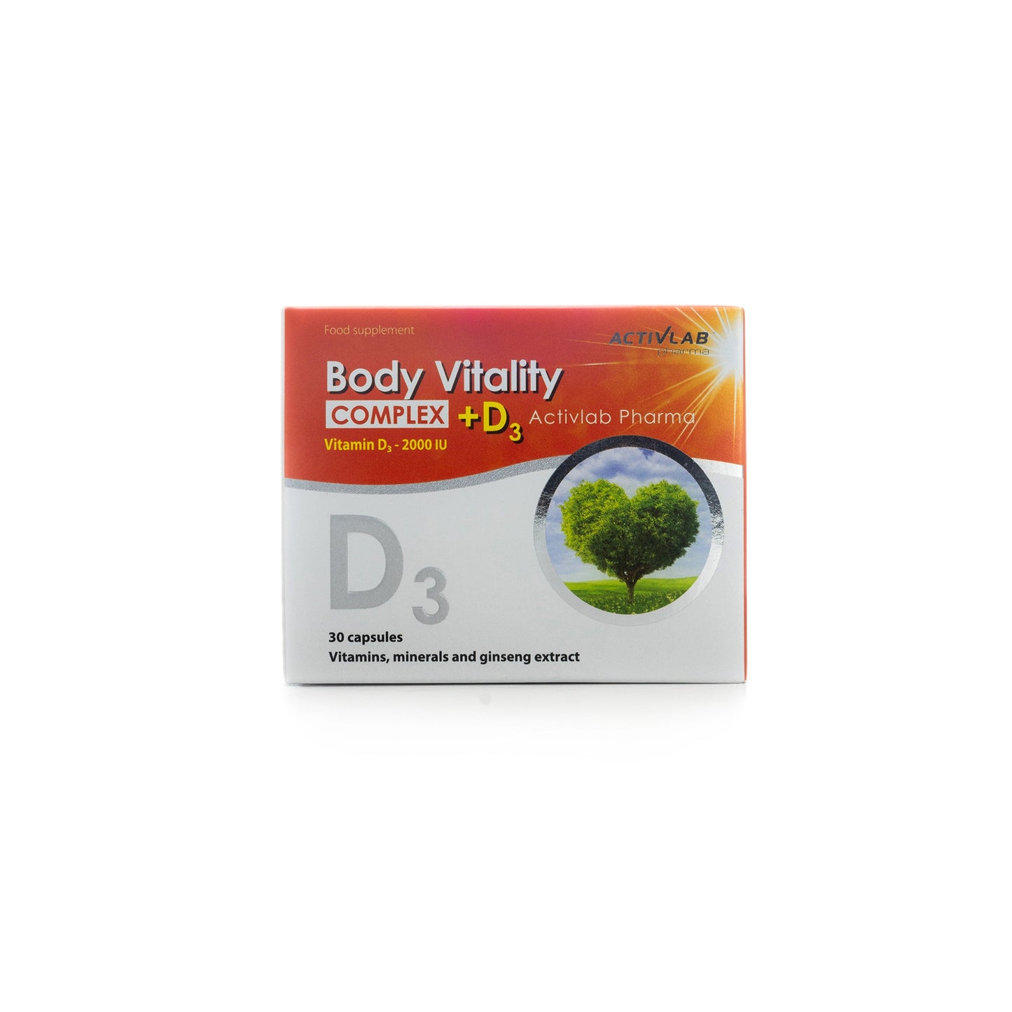 Activlab Body Vitality Complex + D3 30 Capsule