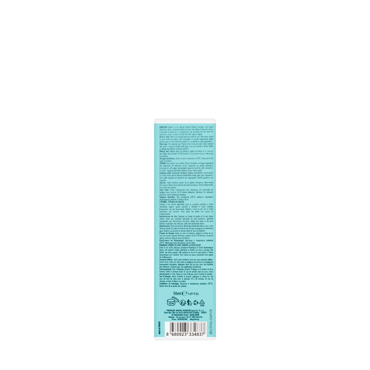 DR Clinic Night Cream 50 Ml