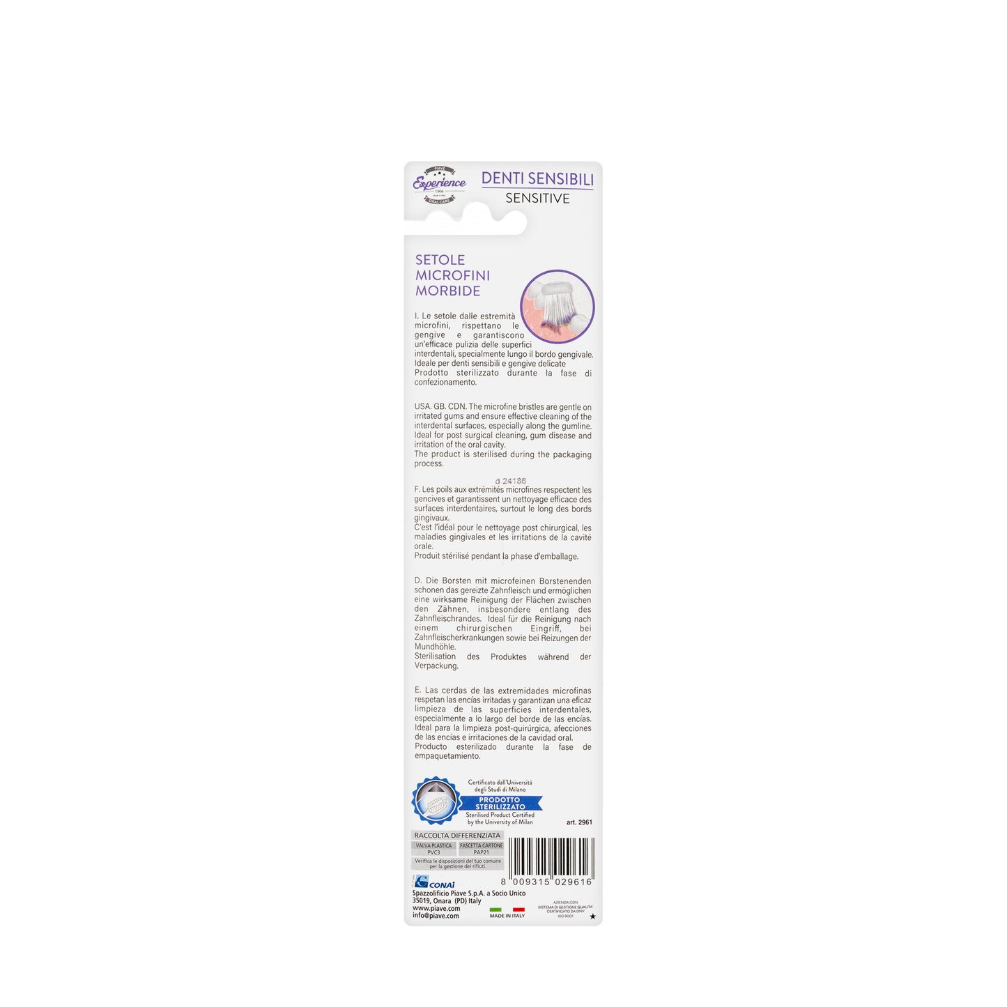 Piave Denti Sensitive Toothbrush [2961]