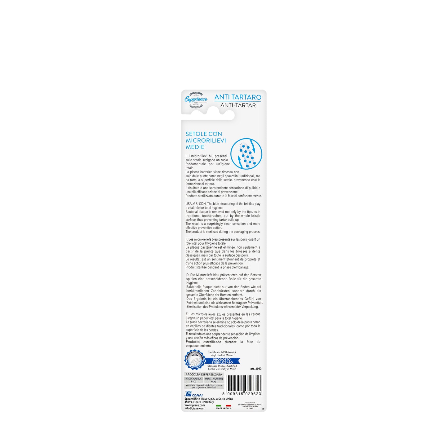 Piave Anti-Tartar Toothbrush[2962]
