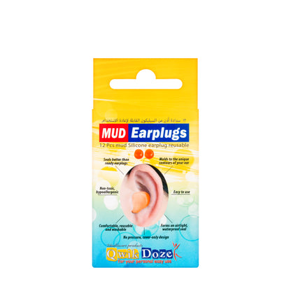 Qwik Doze Mud Ear Plug 12 Pieces