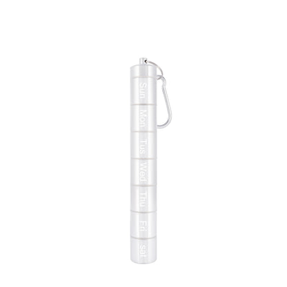 Qwik Doze Pill Box Aluminium 7 Days