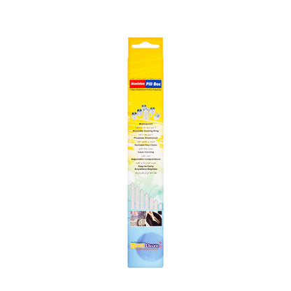 Qwik Doze Pill Box Aluminium 7 Days