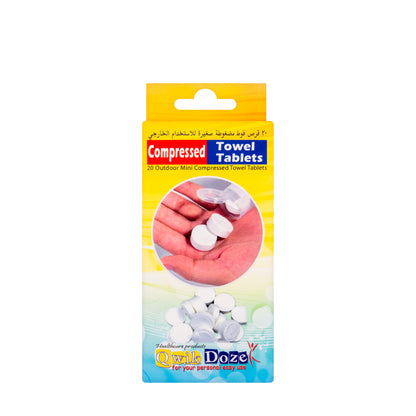Qwik Doze Compressed Towel 20 Pieces