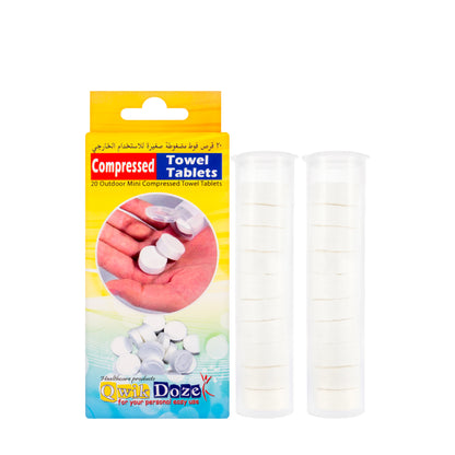 Qwik Doze Compressed Towel 20 Pieces