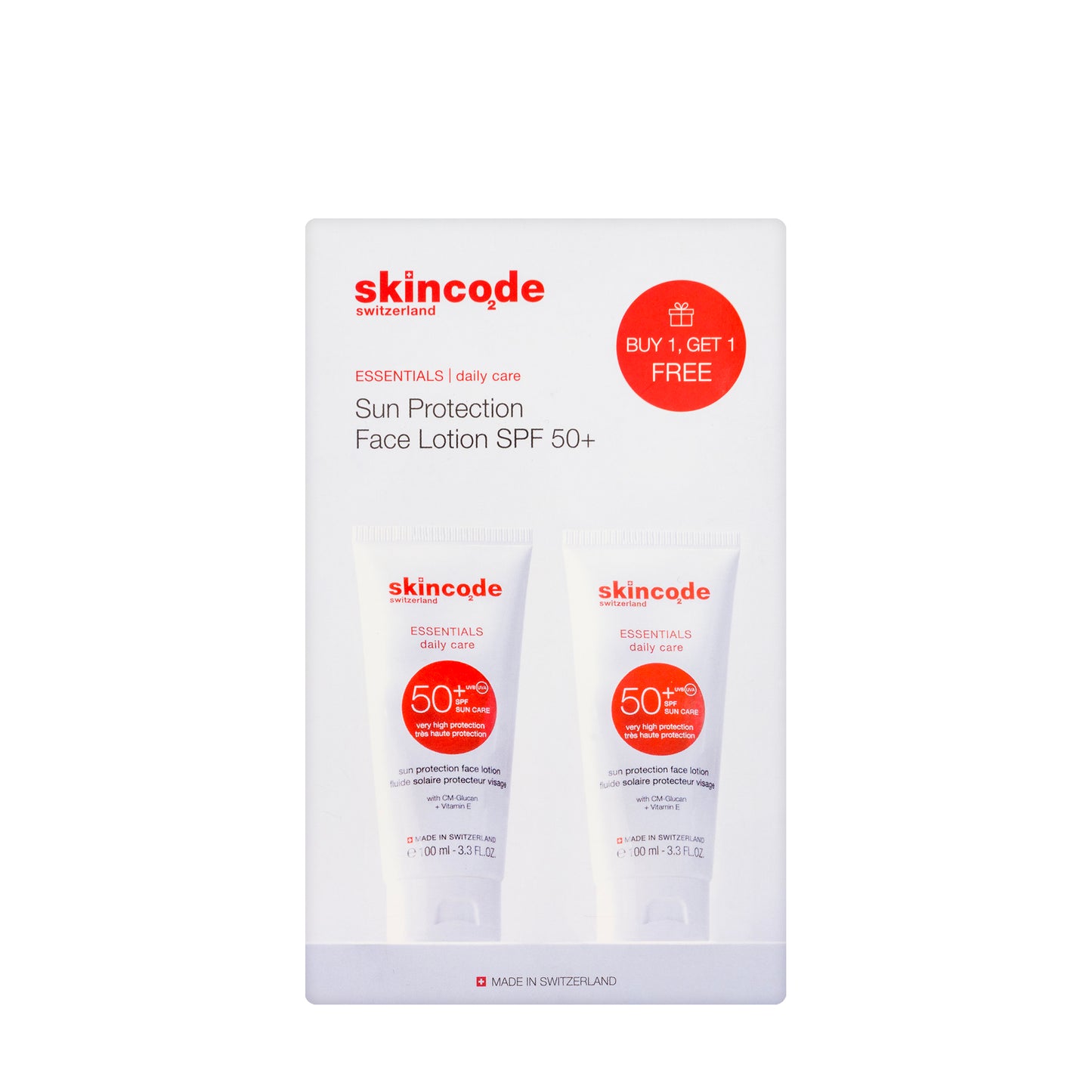 Skincode Sun Protect Spf 50+ Face Lotion 100 Ml 1+1 Offer