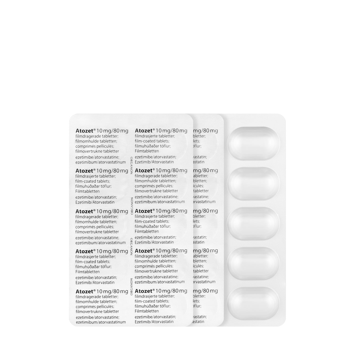 Atozet 10/80Mg 30 Tablets