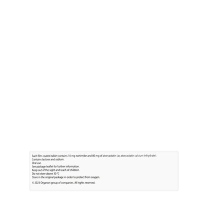 Atozet 10/80Mg 30 Tablets