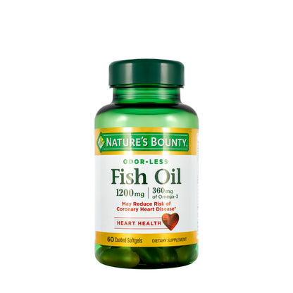 Nature's Bounty Fish Oil (Omega-3) 1200mg 60 Softgel