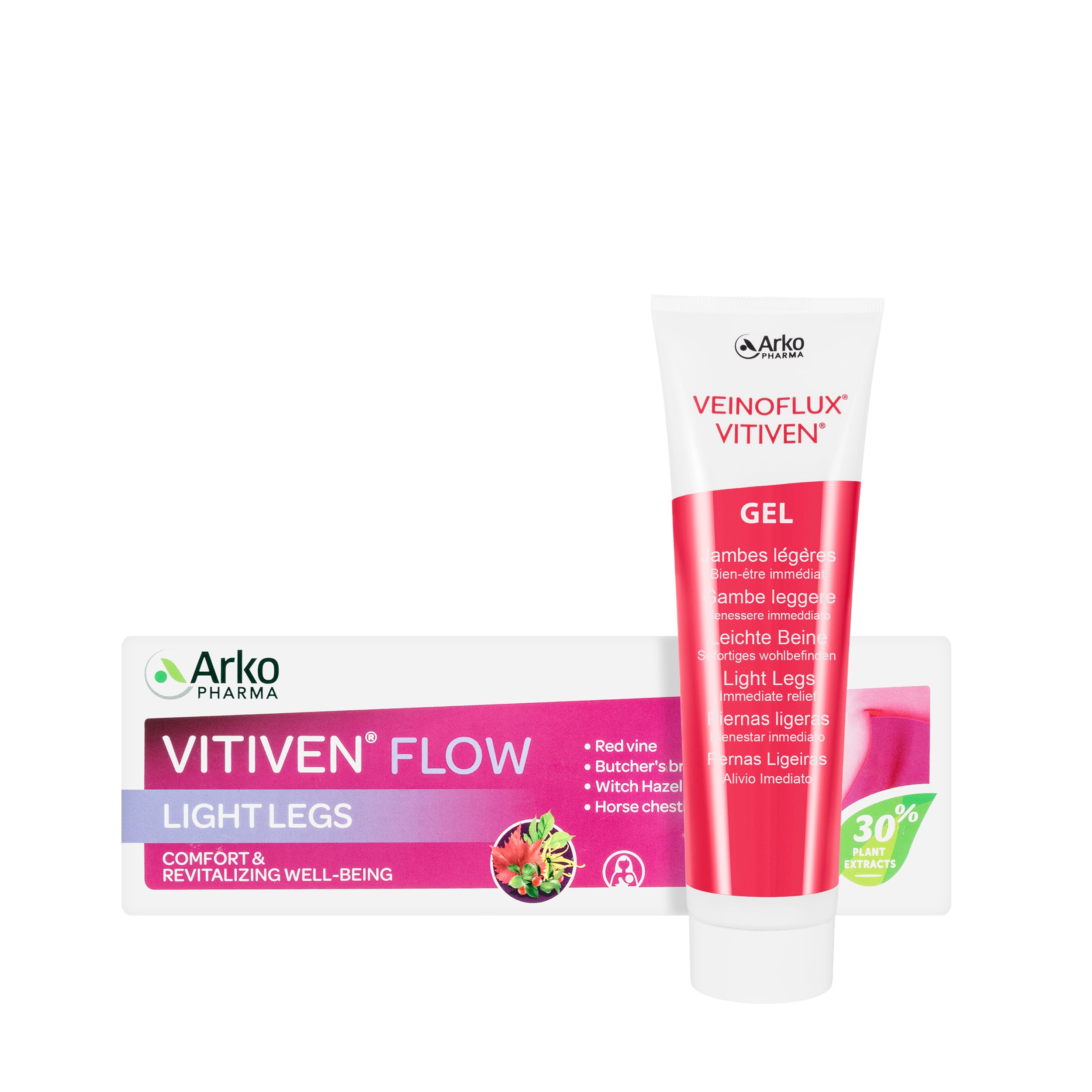 Arkopharma Vitiven Flow Light Legs 150Ml [Pink]