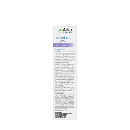 Arkopharma Vitiven Flow Light Legs Ultra Cold Gel 150Ml