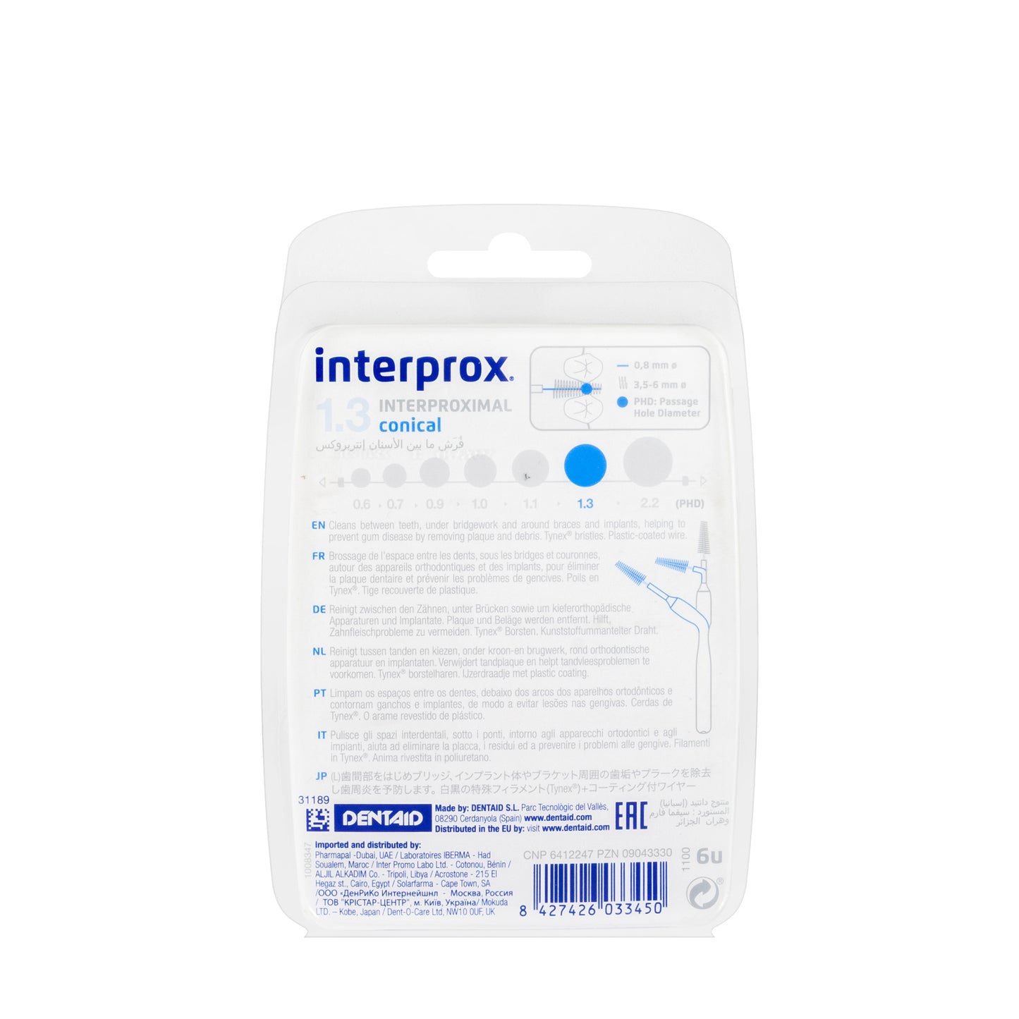 Dentaid Interprox+ Conical 1.3 mm (4G)