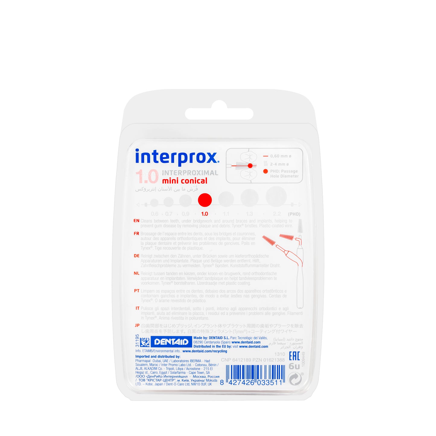 Dentaid Interprox Mini Conical 1mm