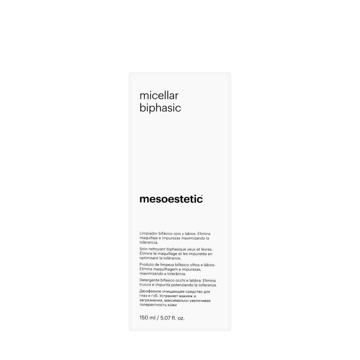 Mesoestetic Micellar Biphasic Eye and Lips 150 ml