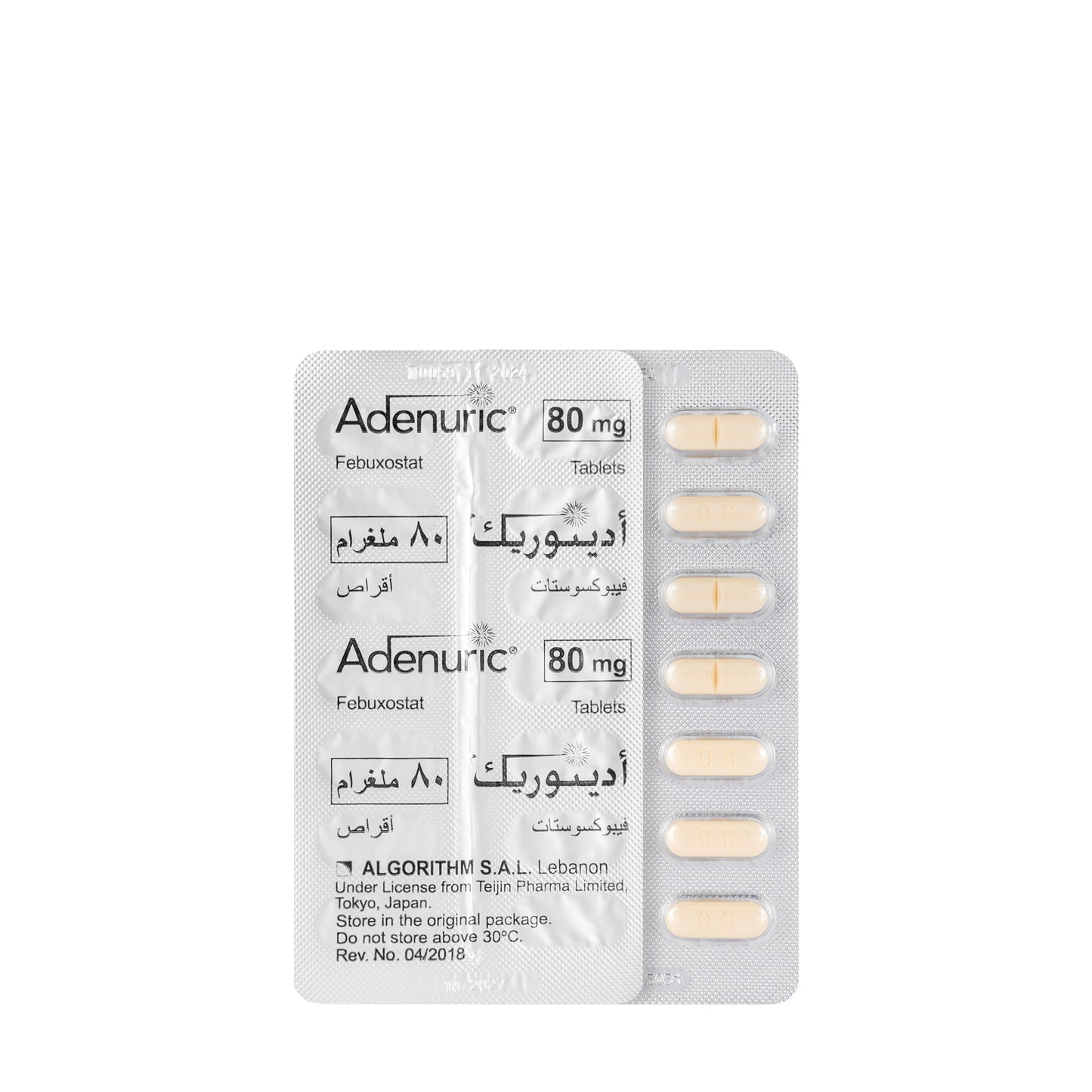 Adenuric 80Mg 28 Tablets