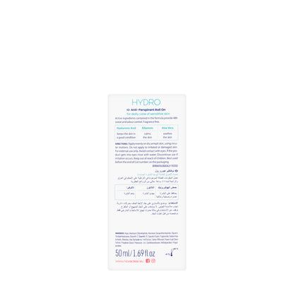 Novaclear Hydro Anti perspirant Roll On 50 Ml