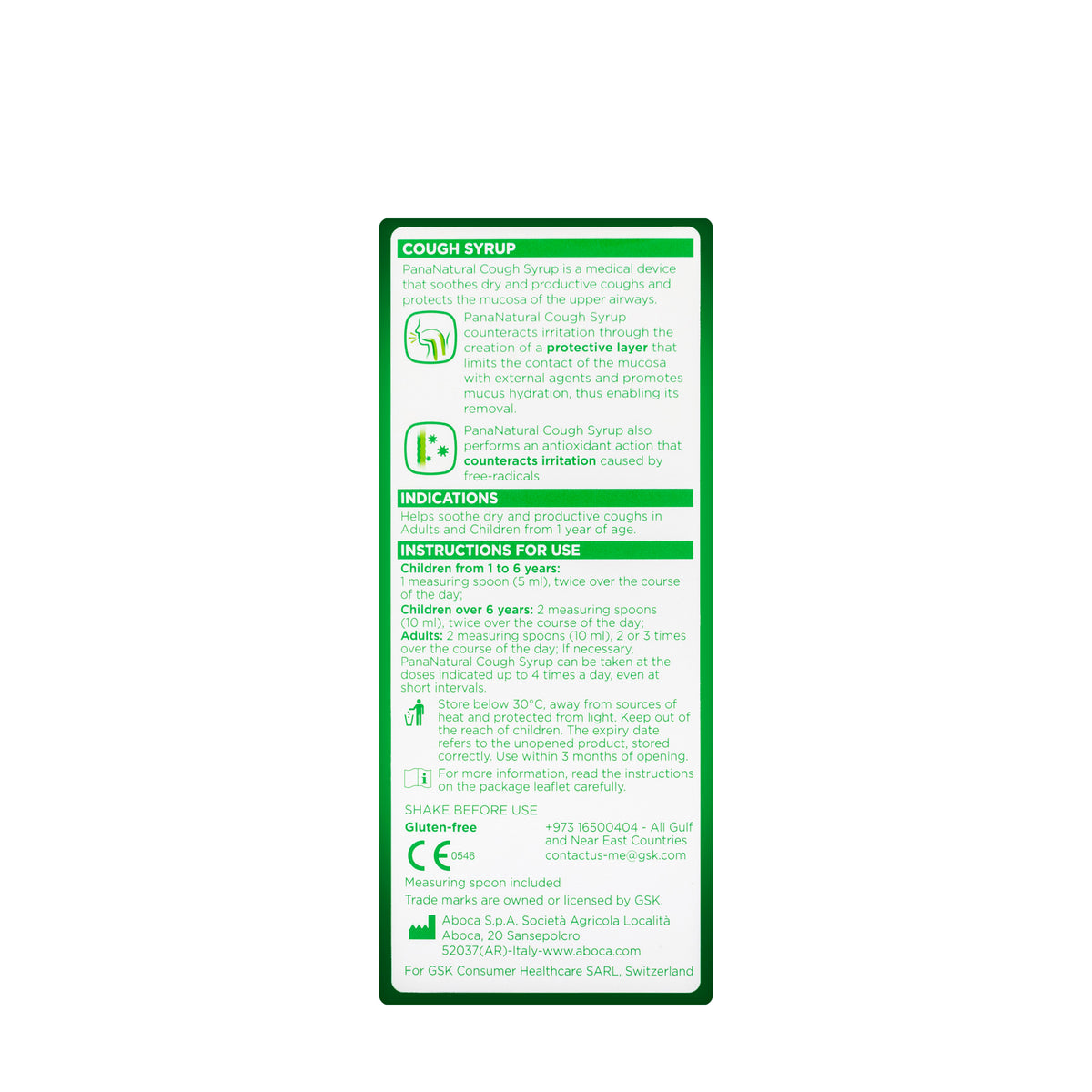 Pana Natural Cough Syrup 128Gm