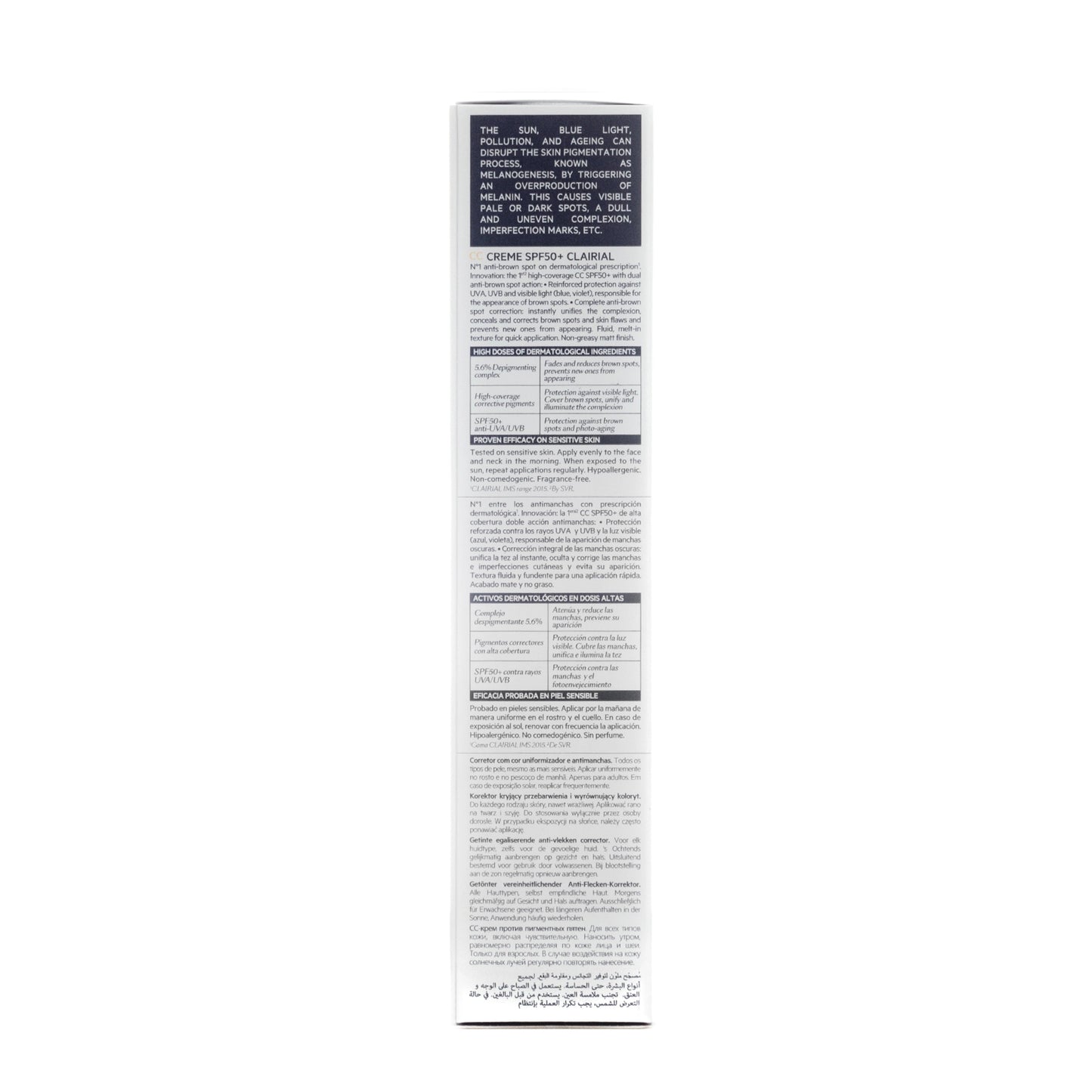 SVR Clairial CC Spf50+ Cream 40 ml [Light]