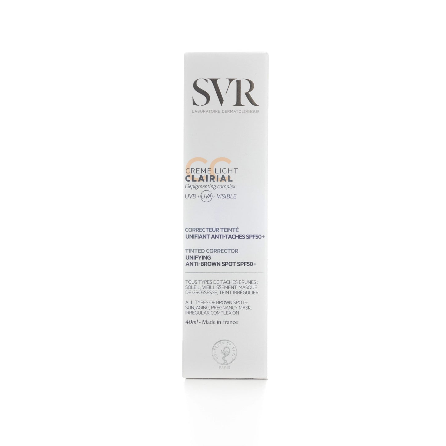 SVR Clairial CC Spf50+ Cream 40 ml [Light]