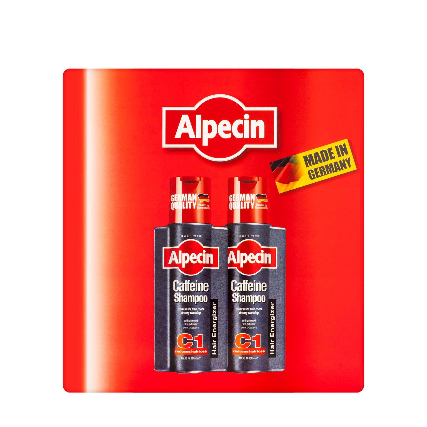 Alpecin Caffeine shampoo C1 250Ml 2 Pieces Offer