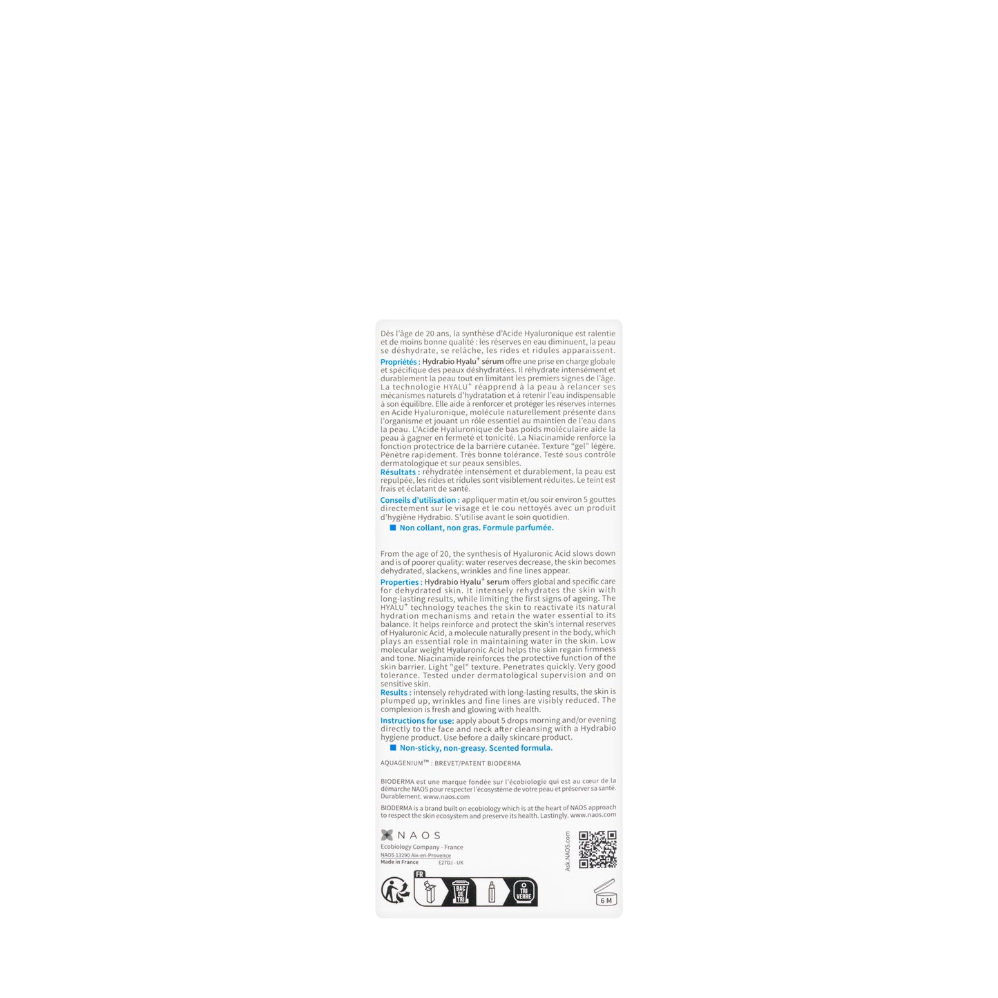 Bioderma Hydrabio Hyalu+ Serum 30 Ml