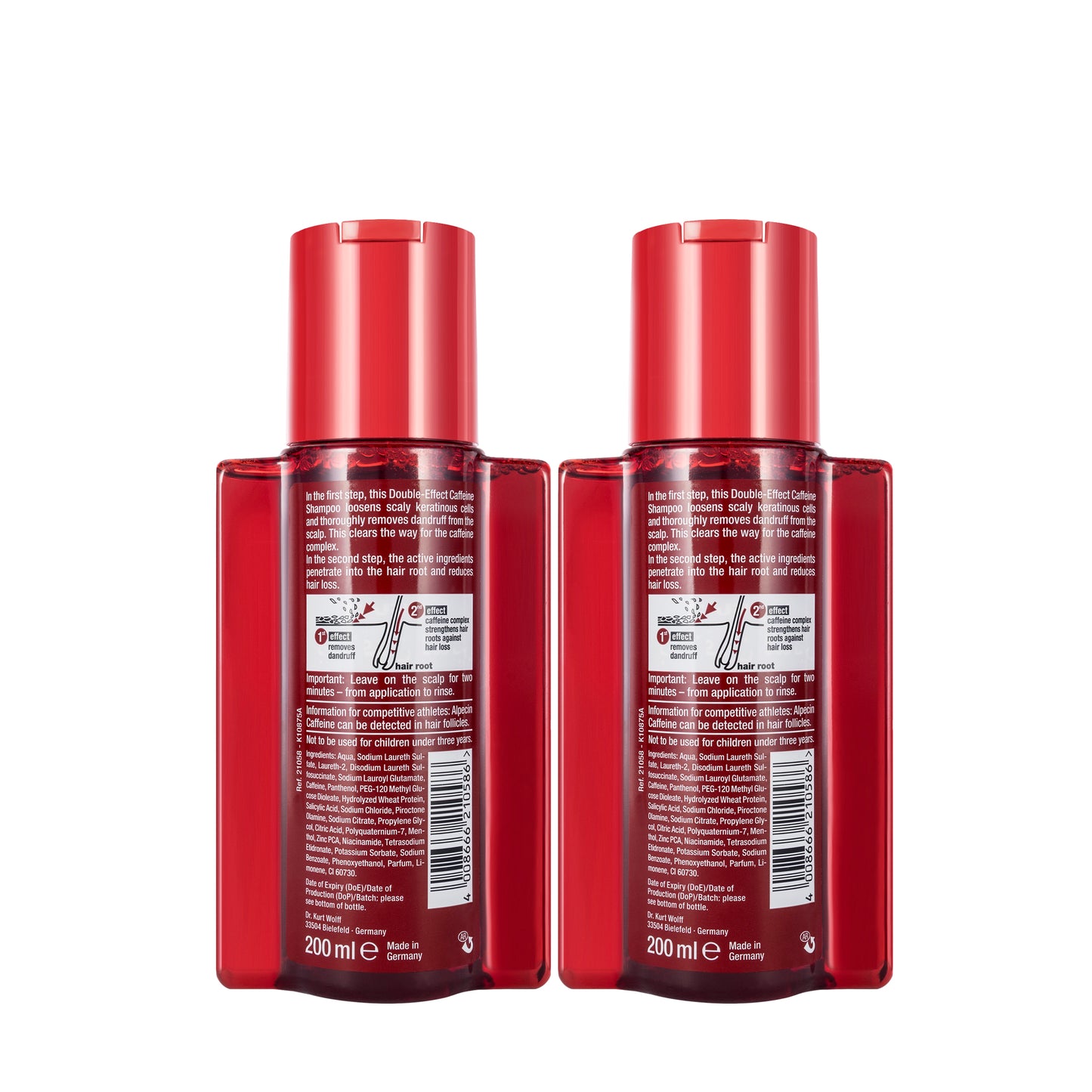 Alpecin Double Effect Caffeine shampoo 200Ml 2 Pieces Offer