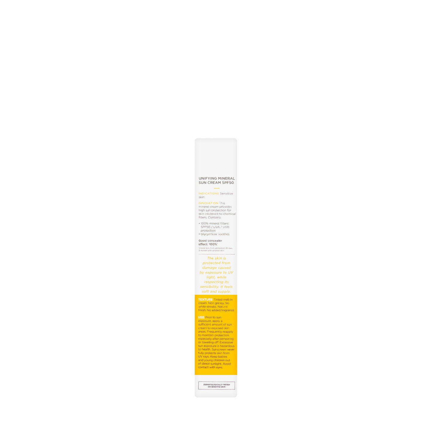 Dermina Sunlina SPF 50+ Unifying Mineral Sun Cream 40 Ml (Nude Shade)
