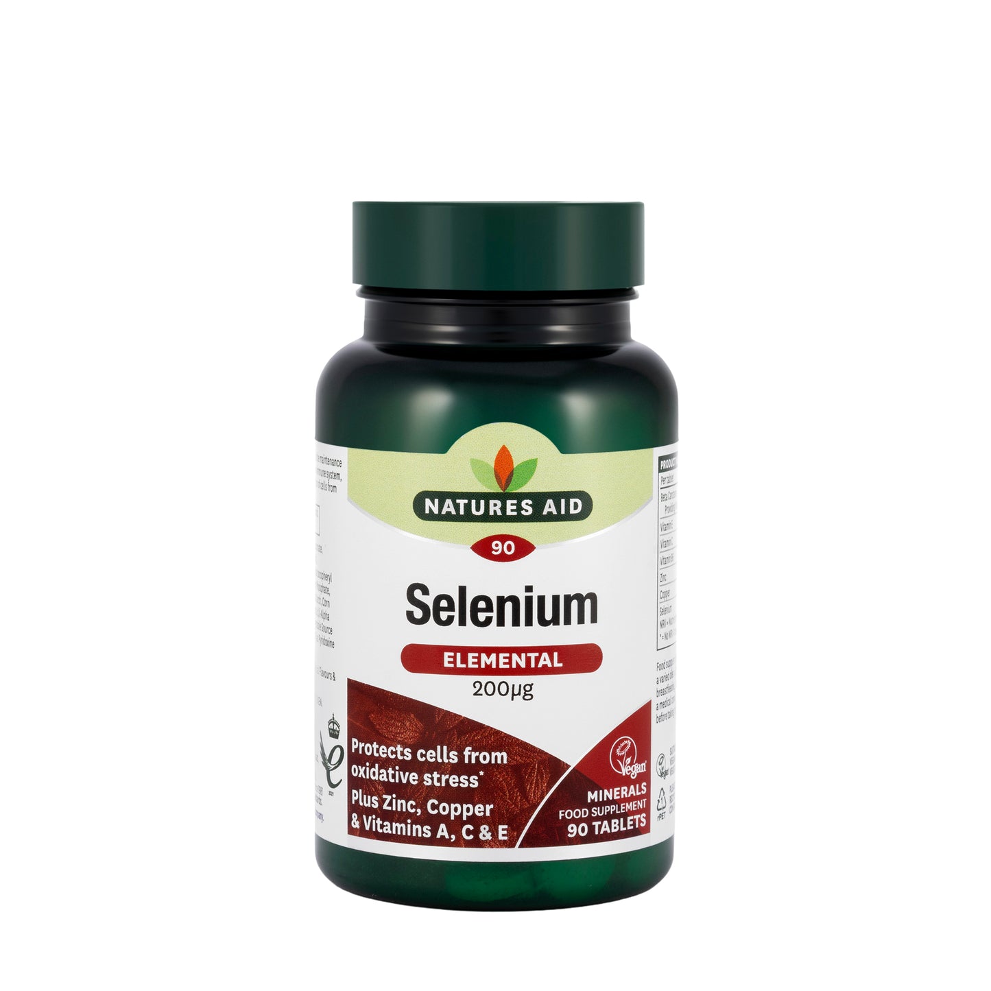 Natures Aid Selenium Elemental 200mcg 90 Tablet
