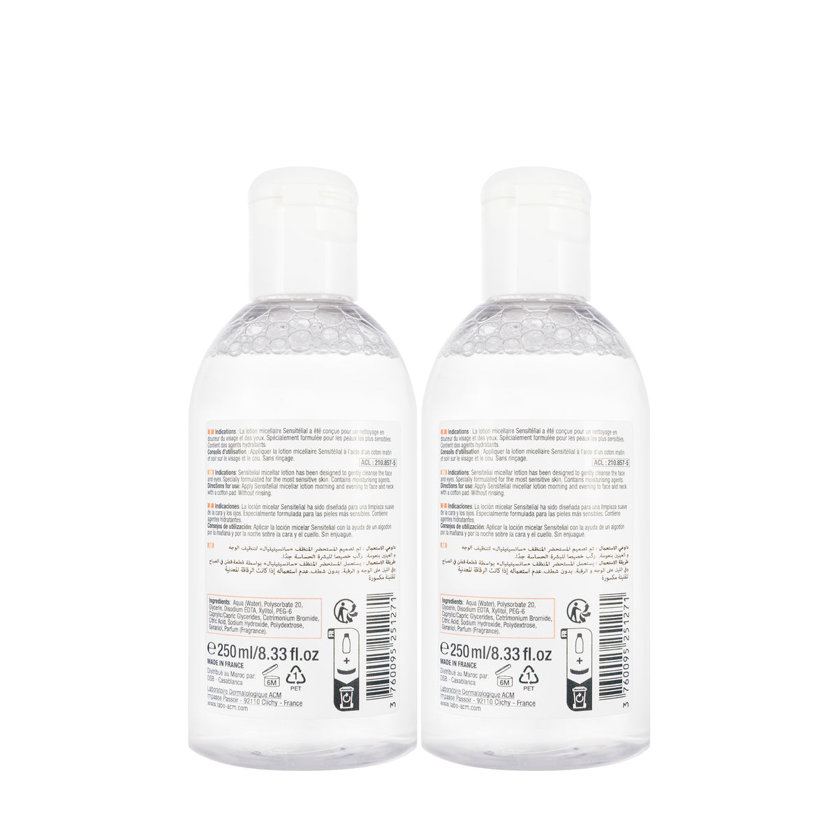 ACM Sensitelial Micellar Lotion 250Ml 2 Pieces Offer